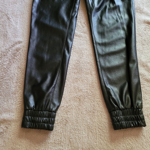 Meshki Dahia faux leather joggers size XS - Picture 3 of 9